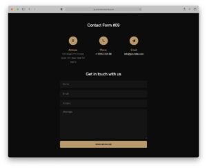 bootstrap form templates