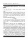 Research paper thumbnail of A Method for Solving Balanced Intuitionistic Fuzzy Assignment Problem