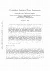 Research paper thumbnail of Probabilistic Analysis of Power Assignments