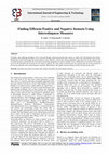 Research paper thumbnail of Finding Efficient Positive and Negative Itemsets Using Interestingness Measures