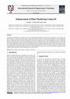 Research paper thumbnail of Enhancement of Plant Monitoring Using IoT