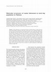 Research paper thumbnail of Molecular occurrence of canine babesiosis in rural dog population in Pakistan