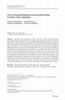 Research paper thumbnail of Active Foreground Region Extraction and Tracking for Sports Video Annotation
