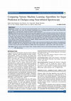 Research paper thumbnail of Comparing Various Machine Learning Algorithms for Sugar Prediction in Chickpea using Near-infrared Spectroscopy