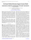 Research paper thumbnail of XAI-based Medical Decision Support System Model
