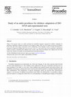 Research paper thumbnail of Study of an ankle prosthesis for children: adaptation of ISO 10328 and experimental tests