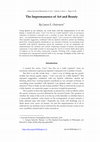 Research paper thumbnail of The Impermanence of Art and Beauty