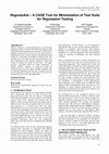 Research paper thumbnail of RegressAid – A CASE Tool for Minimization of Test Suite for Regression Testing
