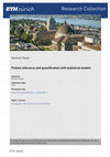 Research paper thumbnail of Protein inference and quantification with statistical models