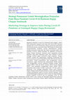 Research paper thumbnail of Strategi Pemasaran Untuk Meningkatkan Penjualan Pada Masa Pandemi Covid-19 di Restoran Happy Chappy Seminyak