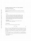Research paper thumbnail of An efficient nonmonotone adaptive trust region method for unconstrained optimization