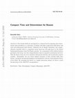 Research paper thumbnail of Compact Time and Determinism for Bosons