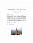 Research paper thumbnail of Generalized Equation of Motion for N-Pendulum