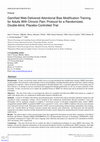 Research paper thumbnail of Gamified Web-Delivered Attentional Bias Modification Training for Adults With Chronic Pain: Protocol for a Randomized, Double-blind, Placebo-Controlled Trial