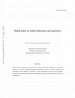 Research paper thumbnail of Black Holes in Gödel Universes andppWaves
