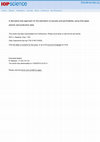 Research paper thumbnail of A derivative-free approach for the estimation of porosity and permeability using time-lapse seismic and production data