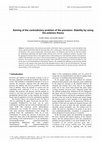 Research paper thumbnail of Solving of the contradictory problem of the precision- Stability by using the extenics theory