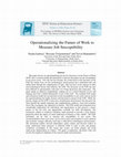 Research paper thumbnail of Operationalizing the Future of Work to Measure Job Susceptibility