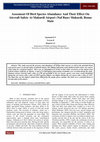 Research paper thumbnail of Assesment Of Bird Species Abundance And Their Effect On Aircraft Safety At Makurdi Airport (Naf Base) Makurdi, Benue State
