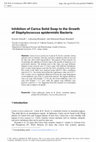 Research paper thumbnail of Inhibition of Carica Solid Soap to the Growth of <i>Staphylococcus epidermidis</i> Bacteria