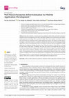 Research paper thumbnail of Web-Based Parametric Effort Estimation for Mobile Application Development