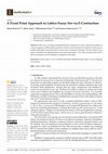 Research paper thumbnail of A Fixed Point Approach to Lattice Fuzzy Set via F-Contraction