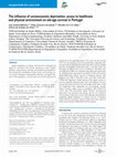 Research paper thumbnail of The influence of socioeconomic deprivation, access to healthcare and physical environment on old-age survival in Portugal
