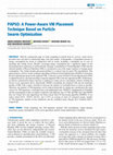 Research paper thumbnail of PAPSO: A Power-Aware VM Placement Technique Based on Particle Swarm Optimization