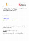Research paper thumbnail of Use of fall cones to determine Atterberg limits: a review