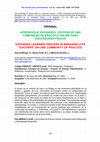 Research paper thumbnail of Aprendizaje expandido: gestión de una comunidad de práctica online para educadores físicos