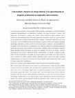Research paper thumbnail of Universidad y factores de riesgo laboral. Una aproximación al desgaste profesional en empleados universitarios