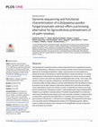 Research paper thumbnail of Genome sequencing and functional characterization of a Dictyopanus pusillus fungal enzymatic extract offers a promising alternative for lignocellulose pretreatment of oil palm residues