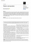 Research paper thumbnail of Platform sub-imperialism