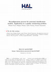 Research paper thumbnail of Reconfiguration process for neuronal classification models: Application to a quality monitoring problem