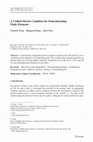 Research paper thumbnail of A Unified Mortar Condition for Nonconforming Finite Elements