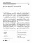 Research paper thumbnail of Special issue deep learning for multimedia healthcare