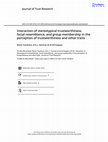 Research paper thumbnail of Interaction of stereotypical trustworthiness, facial resemblance, and group membership in the perception of trustworthiness and other traits