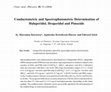 Research paper thumbnail of Conductometric and spectrophotometric determination of haloperidol, droperidol and pimozide