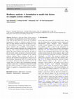Research paper thumbnail of Resilience analysis: A formulation to model risk factors on complex system resilience
