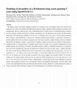 Research paper thumbnail of Modeling of streamflow in a 30-kilometer-long reach spanning 5 years using OpenFOAM 5.x