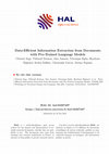 Research paper thumbnail of Data-Efficient Information Extraction from Documents with Pre-trained Language Models
