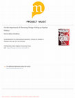 Research paper thumbnail of On the Importance of Throwing Things: Pelting as Popular Politics