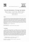 Research paper thumbnail of The Joint Determination of Leverage and Maturity