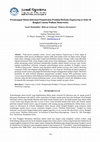 Research paper thumbnail of Perancangan Sistem Informasi Penjadwalan Produksi Berbasis Engineering to Order di Bengkel Custom Wolfson Motorworks