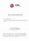Research paper thumbnail of Metrics : Mission Expérimentations