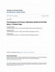 Research paper thumbnail of The Emergence of a Process Tokenisation Model for the Public Sector: A Position Paper