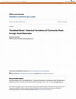 Research paper thumbnail of \u27Socialized Music\u27: Historical Formations of Community Music through Social Rationales