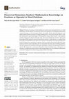 Research paper thumbnail of Preservice Elementary Teachers’ Mathematical Knowledge on Fractions as Operator in Word Problems
