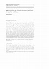 Research paper thumbnail of Effectiveness of the quantum-mechanical formalism in cognitive modeling