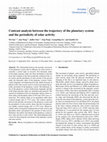 Research paper thumbnail of Contrast analysis between the trajectory of the planetary system and the periodicity of solar activity